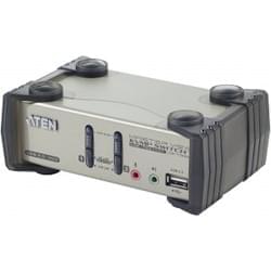 Boîtier de partage Aten 2UC-1 Ec&Cl&So USB/PS2 + audio - CS1732