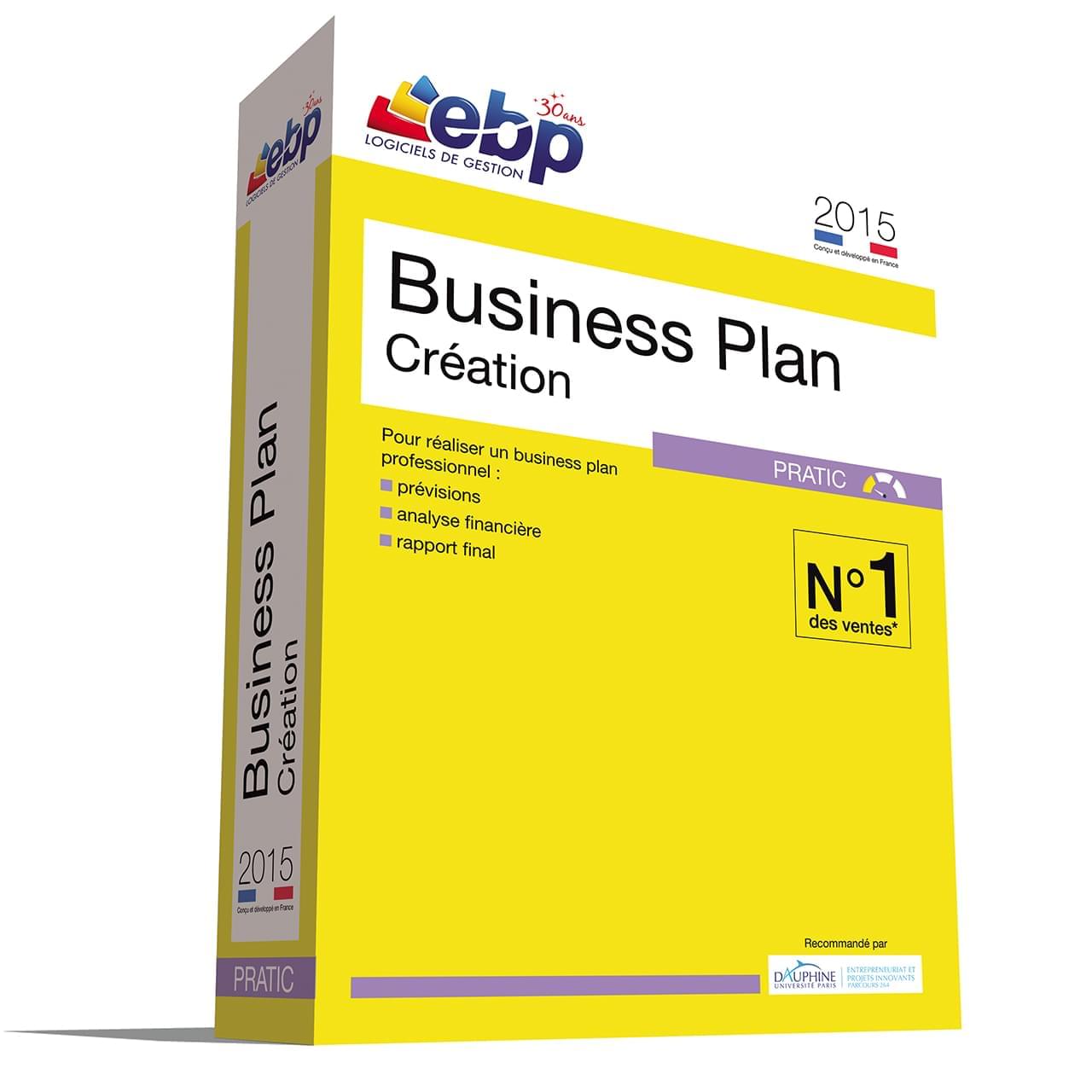 Logiciel application EBP Business Plan Pratic 2015
