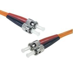 Connectique Réseau No Name Cordon fibre Optique multimode ST/ST 62,5/125 - 1m
