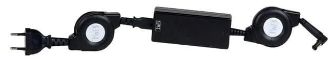Accessoire PC portable T'nB Adapt. secteur Notebook 65W câbles rétractables