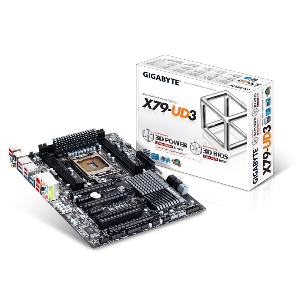 Carte mère Gigabyte X79-UD3 - X79/LGA2011/DDR3/PCI-E/ATX 
