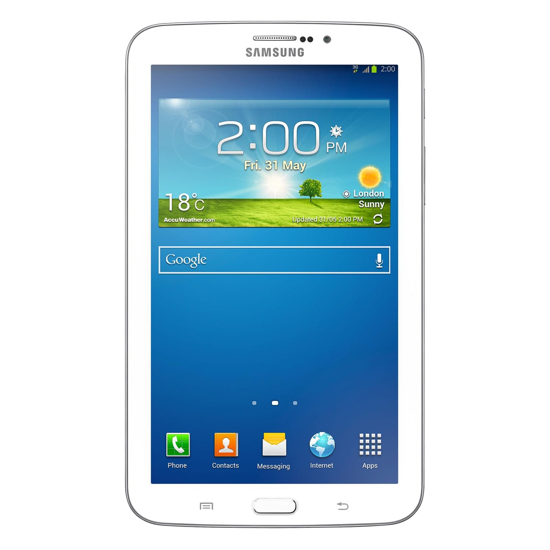 Destockage Samsung Galaxy Tab 3 7" T2110ZWE - Blanc/8Go/7"/3G/JB
