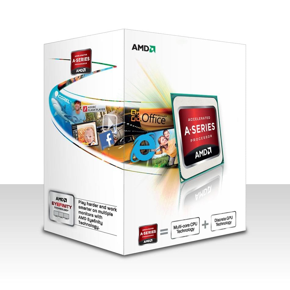 Processeur AMD A4-5300 -3.4GHz/1Mo/SKFM2/BOX