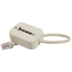 Connectique Réseau No Name Adaptateur RJ45 vers gigogne femelle - 0.20m