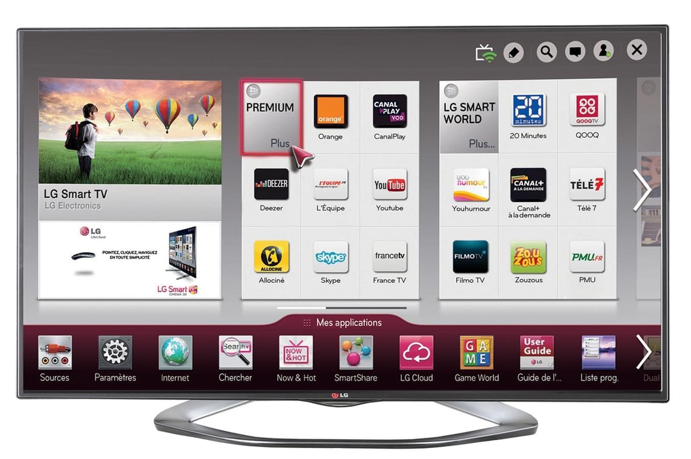 TV LG 55LA620S - 55" (140 cm) LED HDTV 1080p 3D 200Hz