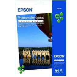 Conso Papier Epson Papier C13S041332 Photo Premium semi glacé A4 20f