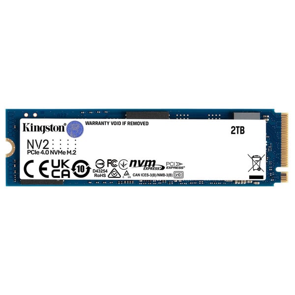 Disque SSD Kingston 2To NV2 M.2 NVMe - SNV2S/2000G OEM