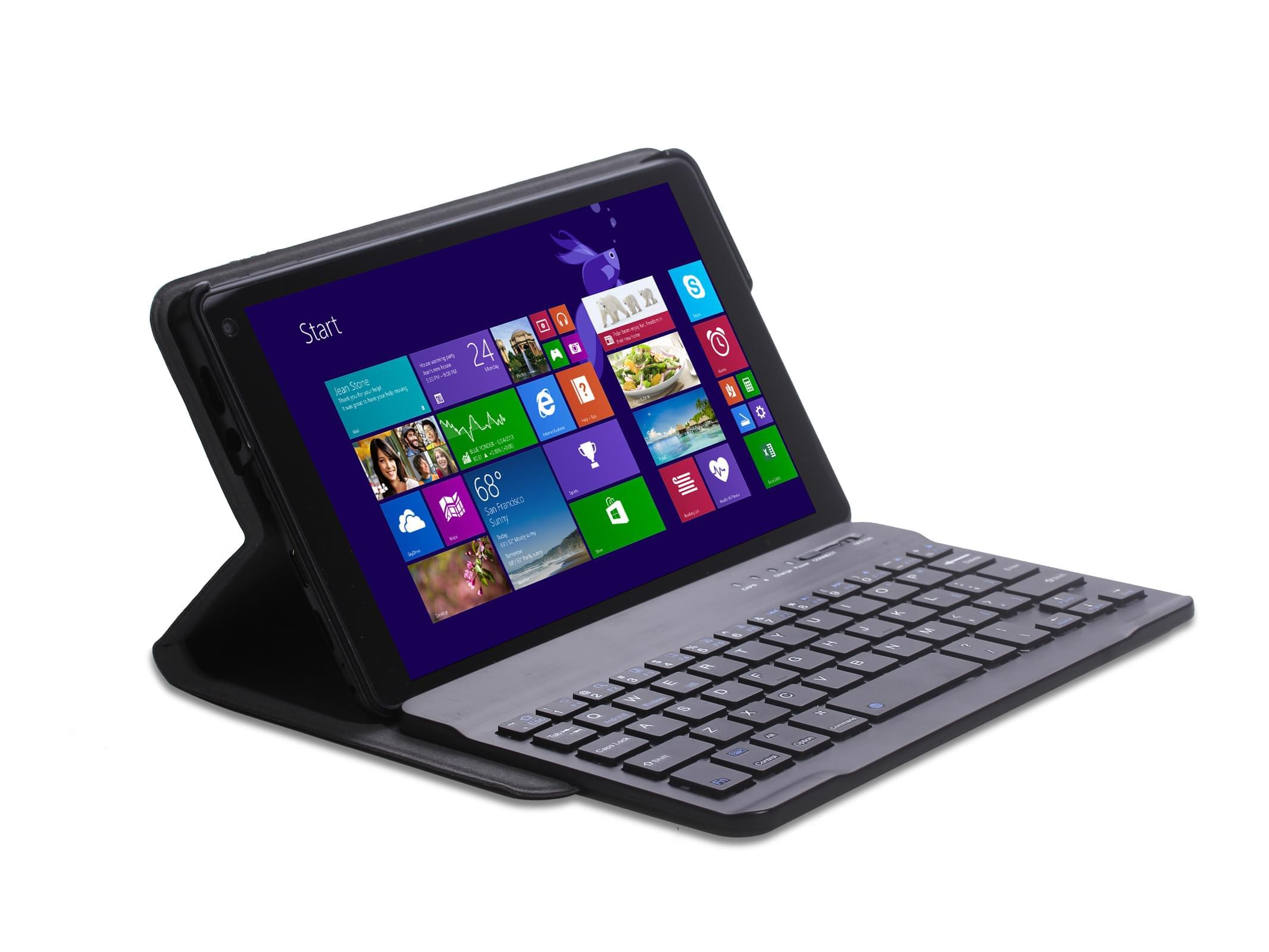 Tablette tactile DUST DU-i8080BK Dock clav. - Z3735E/16Go/8"/W8.1+Office