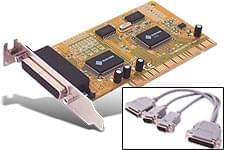 Carte contrôleur Cybertek PCI 2 ports series + 1 //
