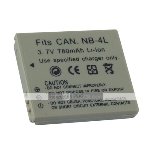 Batterie Compatible Canon NB4LH pour NB-4L - 1000 mAh