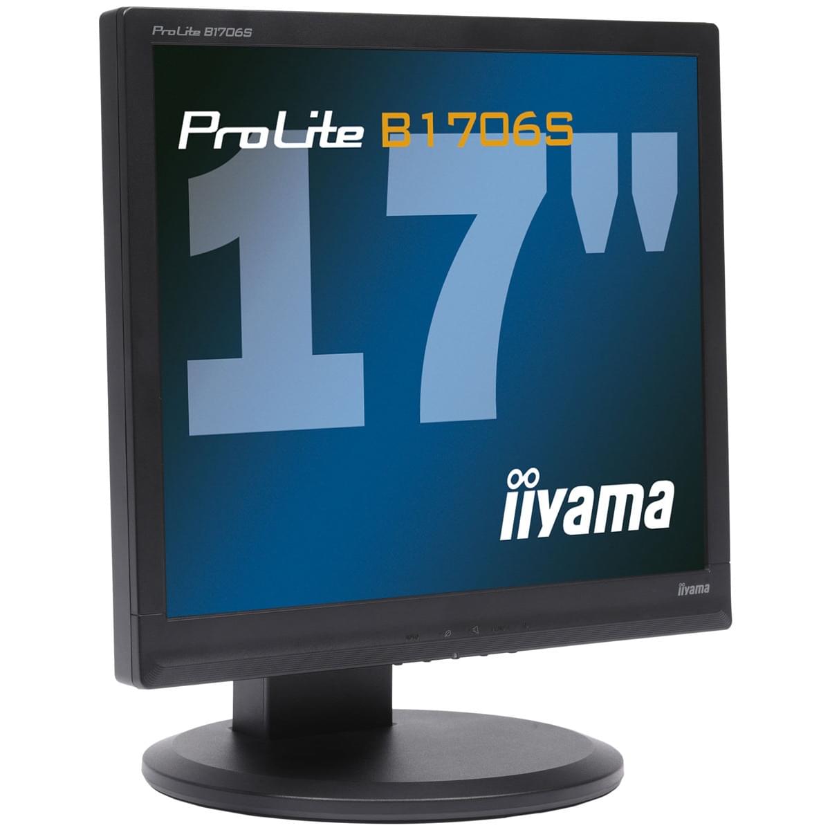 Ecran PC Iiyama PLB1706S-B1 - 17"/5ms/HP/HAS/Black