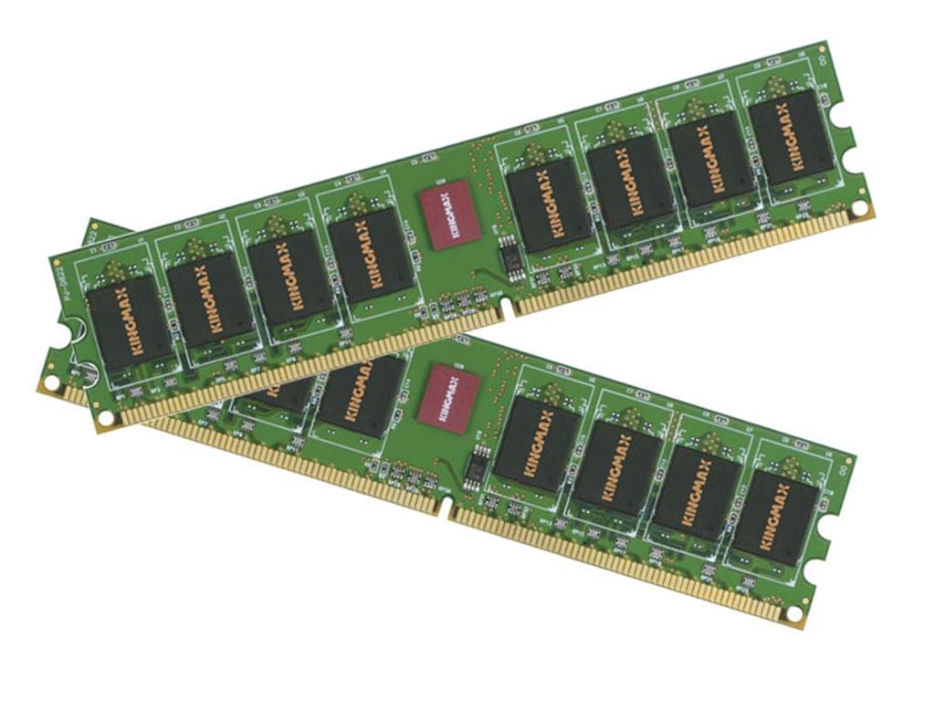 Mémoire PC Kingmax 2Go DDR2-1066 PC8500 (Kit Dual Channel 2 x 1Go)