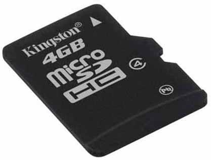 Carte mémoire Marque/Marque Micro SDHC 4Go