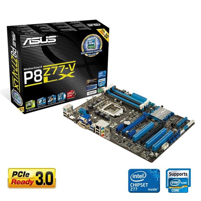 Carte mère Asus P8Z77-V LX - Z77/LGA1155/DDR3/PCI-E/ATX