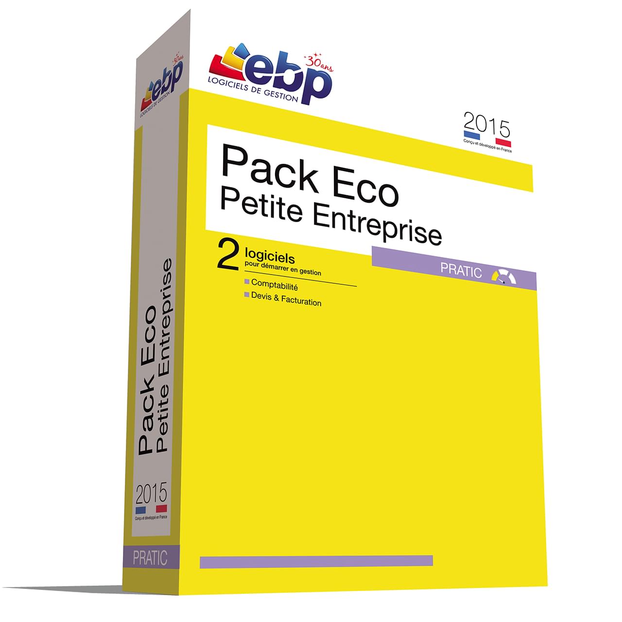 Logiciel application EBP Pack Eco Petite Entreprise Pratic 2015