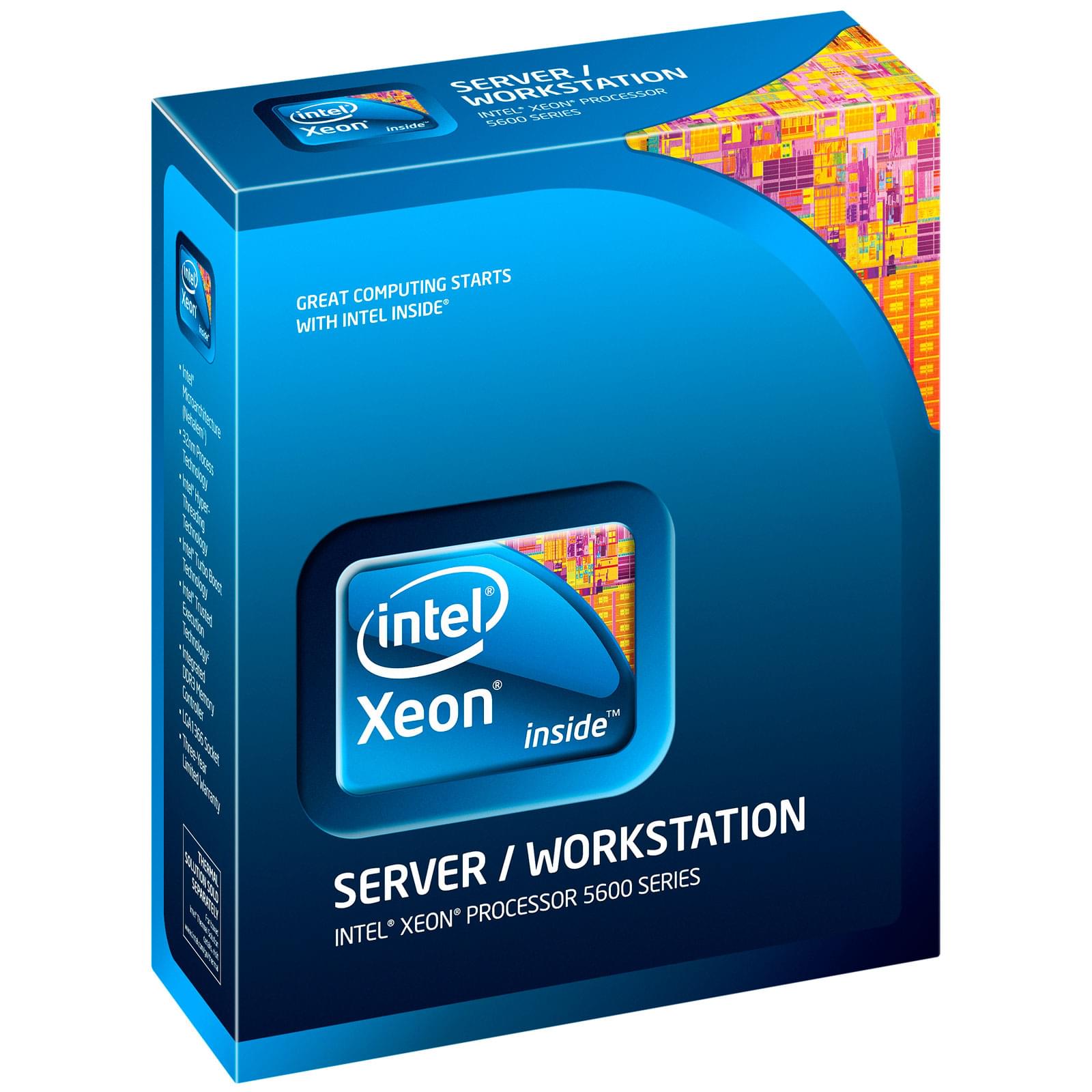 Processeur Intel Xeon E5630 - 2.53GHz/4Mo/SK1366/Ss Ventil./BOX