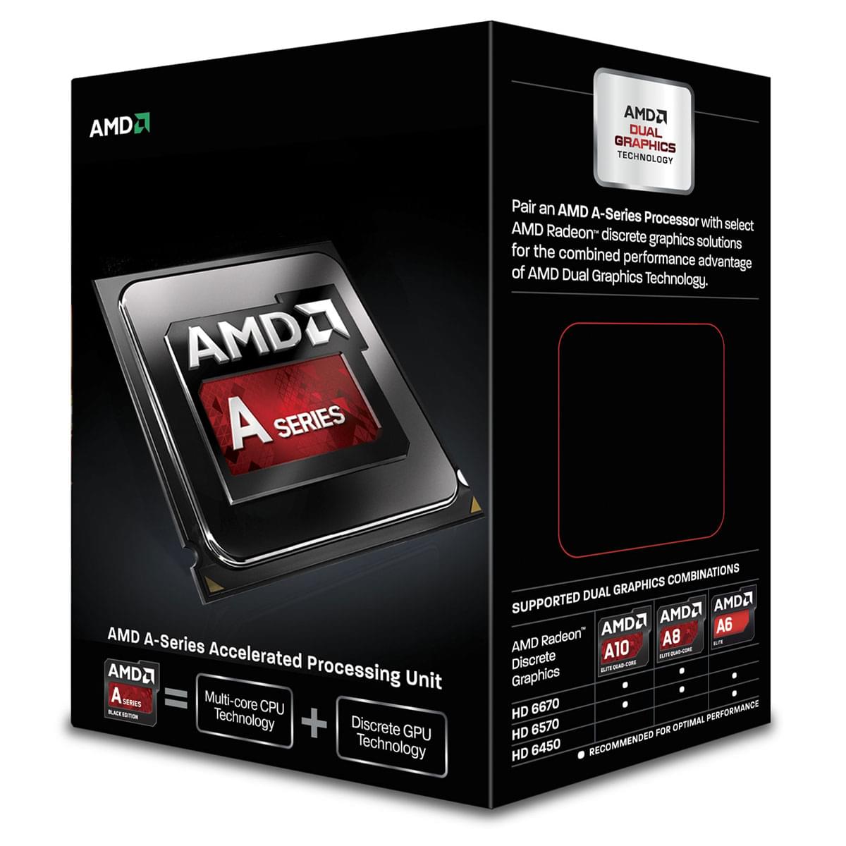 Processeur AMD A6-6400K -3.9GHz/1Mo/SKFM2/BOX