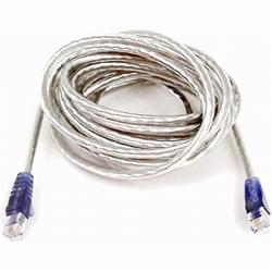 Connectique réseau Cybertek Câble RJ11 Plat 2m Blanc