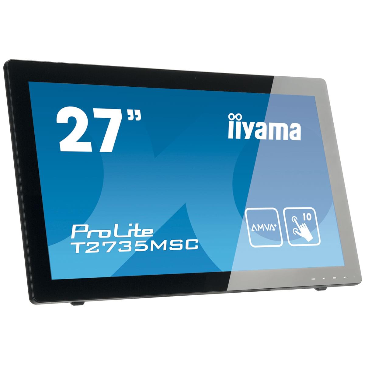 Ecran PC Iiyama T2735MSC-B1 - 27" VA LED Tact./5ms/FHD/HDMI/USB3