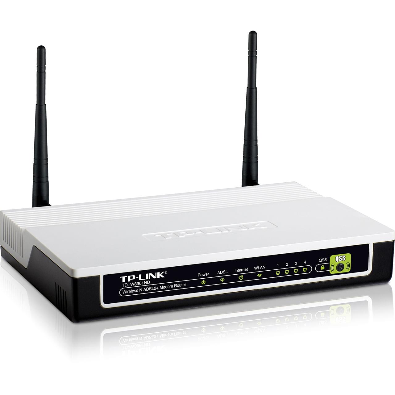 Routeur TP-Link TD-W8961ND - ADSL2+/4 Ports/Wifi 802.11N