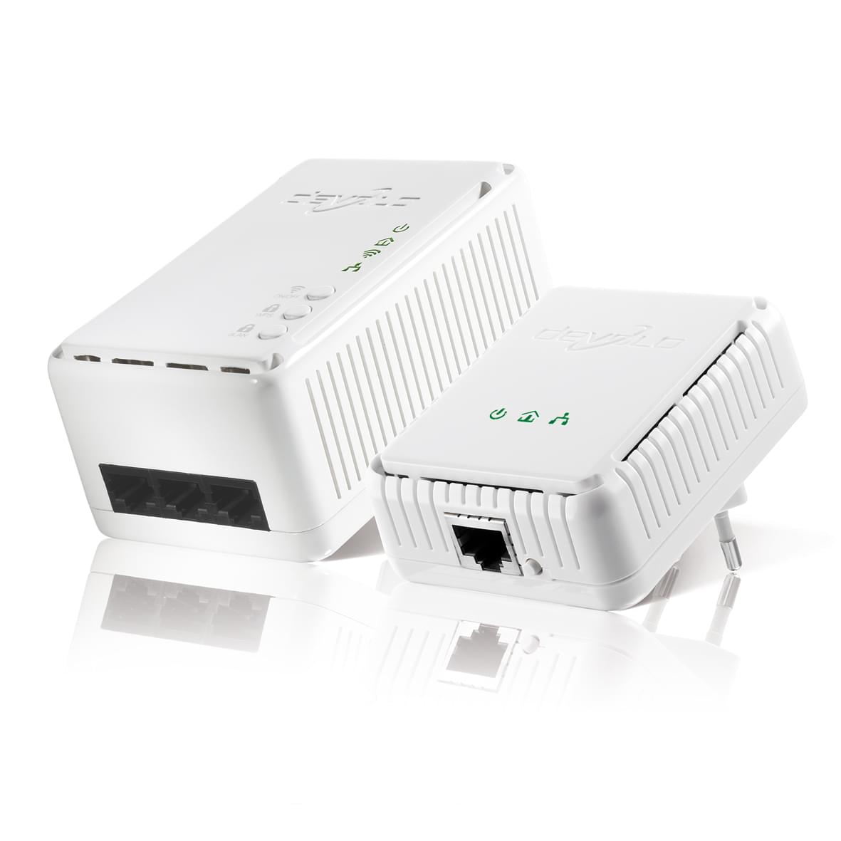 Adaptateur CPL Devolo dLAN 200 AV WiFi N St.Kit (200Mb) Pack de 2 - WiFi