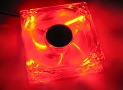 Tuning Revoltec Ventilateur boîtier 8cm Dark Red RL022