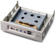 Hub No Name 4 ports USB2+1 FireWire+Audio interne Noir