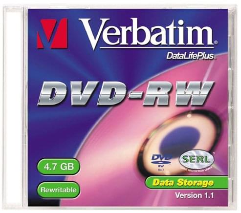 Consommable stockage Verbatim DVD-RW Vierge 4.7Go