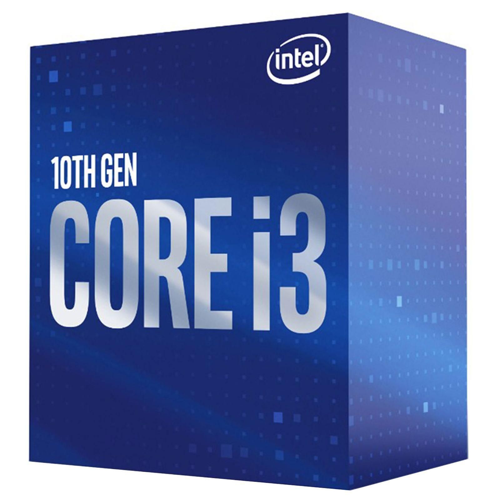 Processeur Intel Core i3-10100 - 3.6GHz/6Mo/LGA1200/BOX