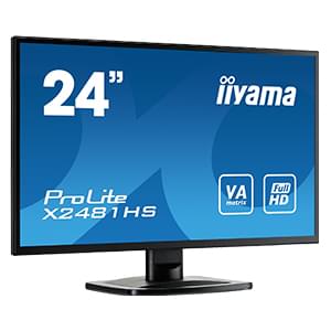 Ecran PC Iiyama X2481HS-B1 - 24" VA LED/6ms/FHD/HDMI