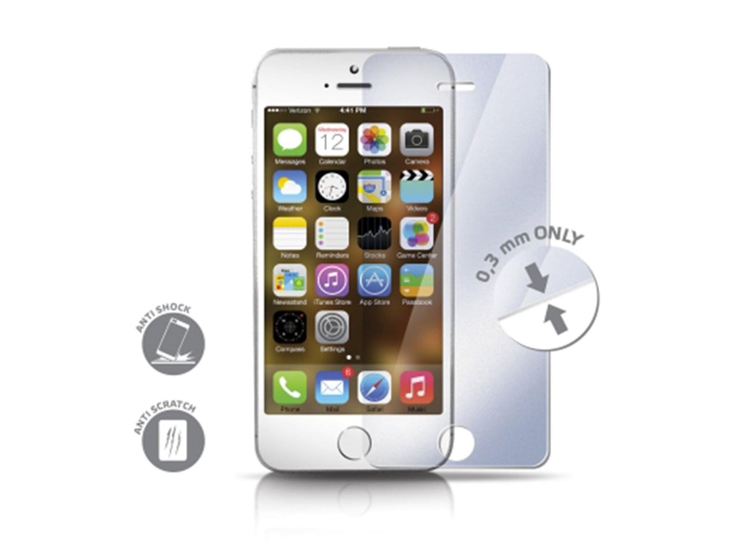 Accessoire téléphonie Cybertek Protection en verre trempé pour iPhone 5/5S/5C