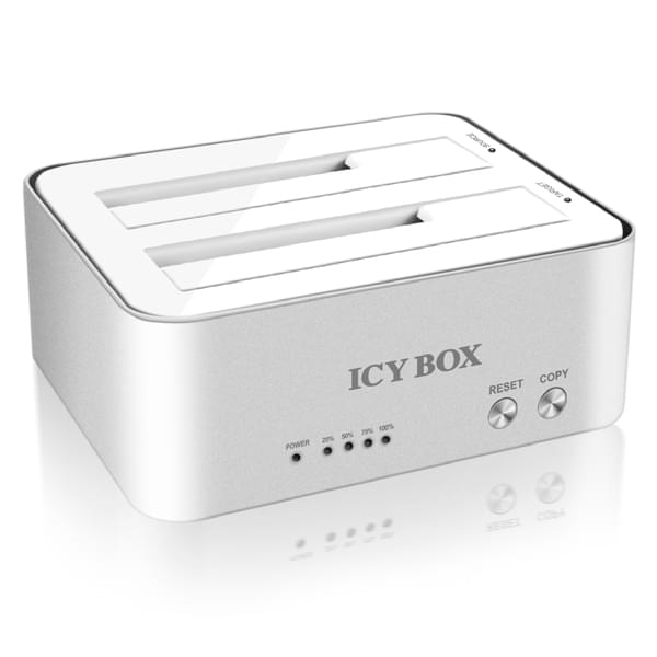 Boîtier externe Icy Box Station d'accueil USB3 pour 2xDD SATA -IB-120CL-U3
