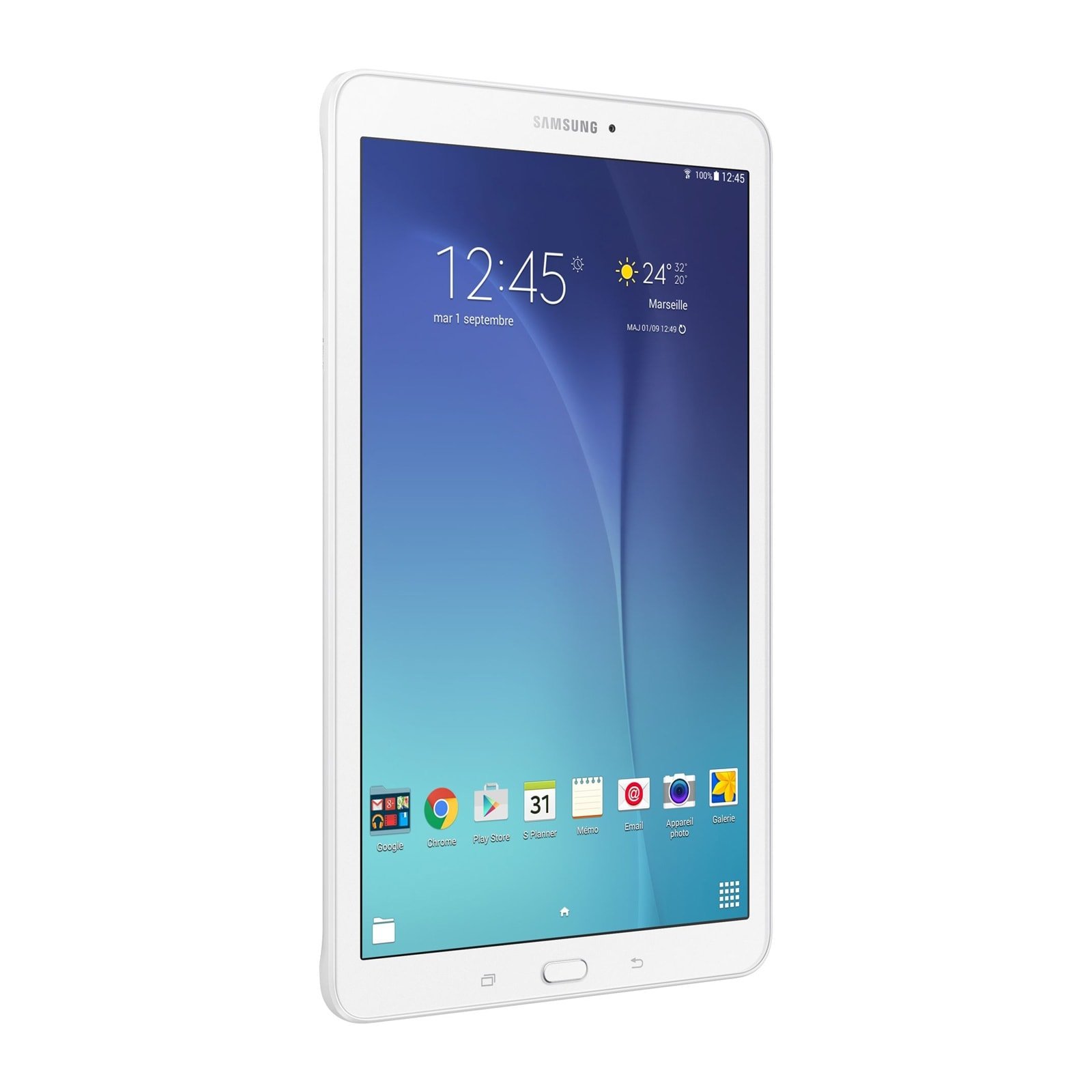 Tablette tactile Samsung Galaxy Tab E T560ZWA - White/8Go/9.6"/KK