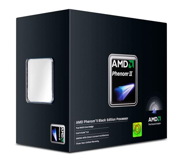 Processeur AMD Phenom II X4 955 - 3.2Ghz/SKAM3/BOX Black Ed