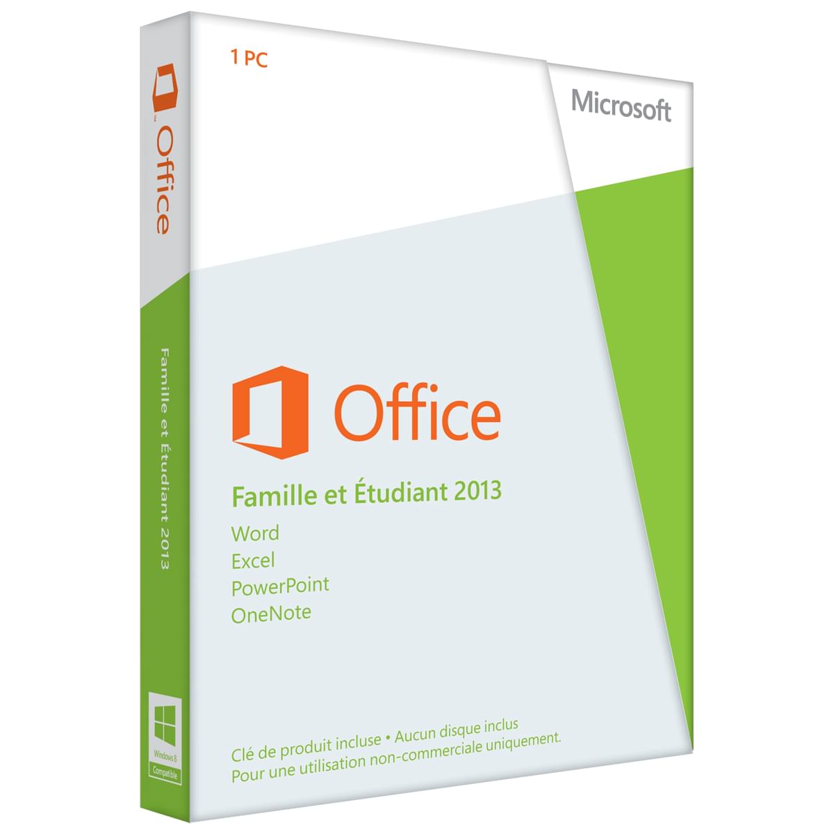 Logiciel suite bureautique Microsoft Office Famille/Etudiant 2013 OEM Cybertek