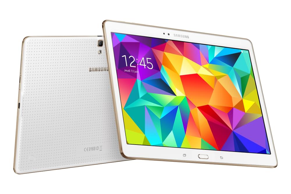 Tablette tactile Samsung Galaxy Tab S 10" T805NZW - Blanc/16Go/10.5"/4G/KK