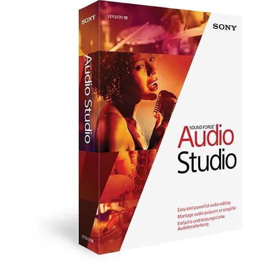 Logiciel application Sony Sound Forge Audio Studio 10