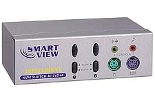 Commutateur et splitter Cybertek 2UC-1 Ec&Cl&So + Audio PS2 (câbles inclus)