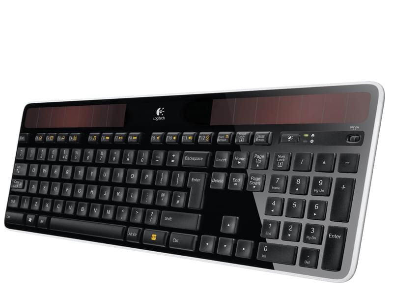 Clavier PC Logitech K750 Solaire Sans Fil - Noir