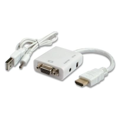 Connectique TV/Hifi/Video Cybertek Adapt. HDMI Male/VGA Femelle (HD15) + audio