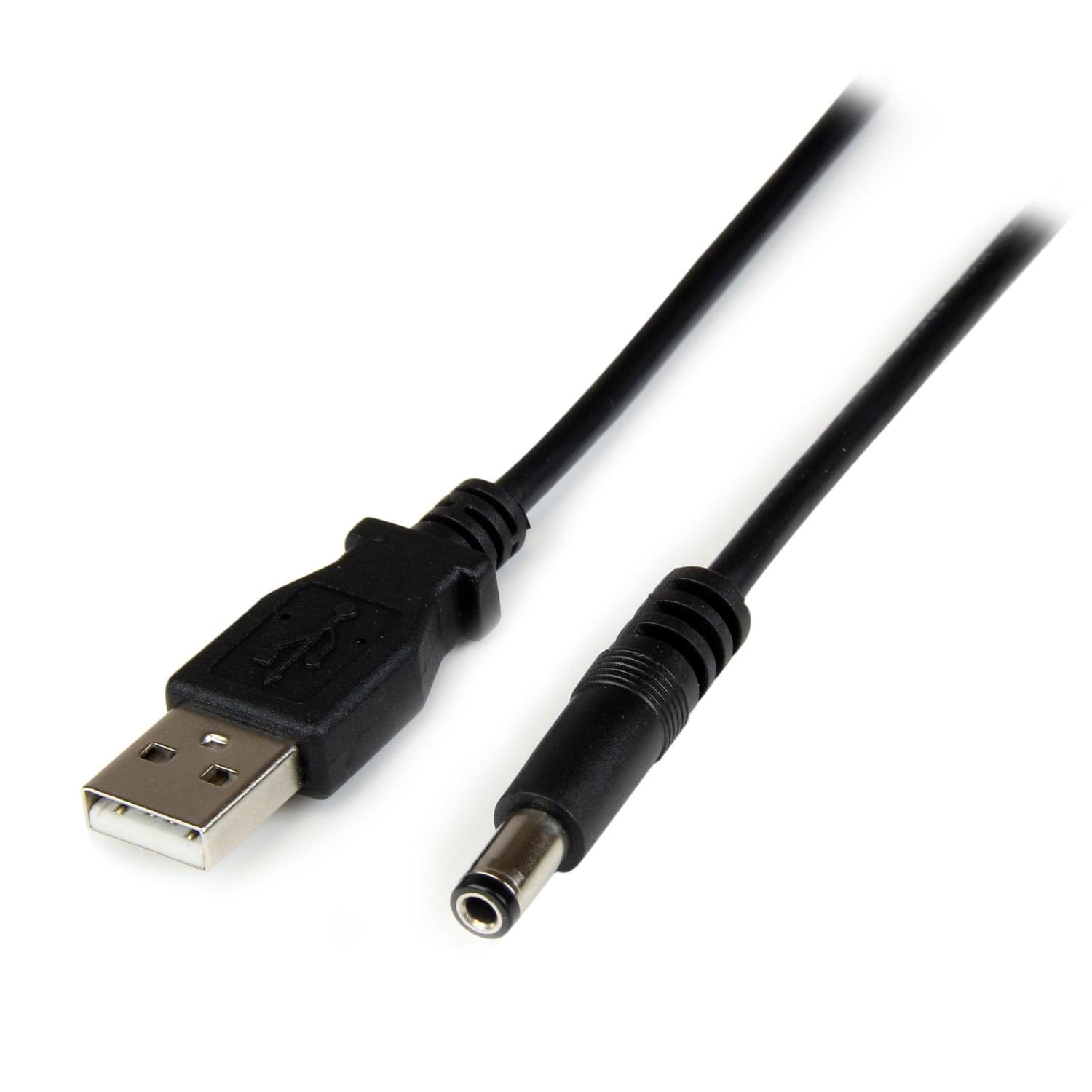 Connectique PC StarTech Câble USB2.0 vers connecteur annulaire N 5 V CC