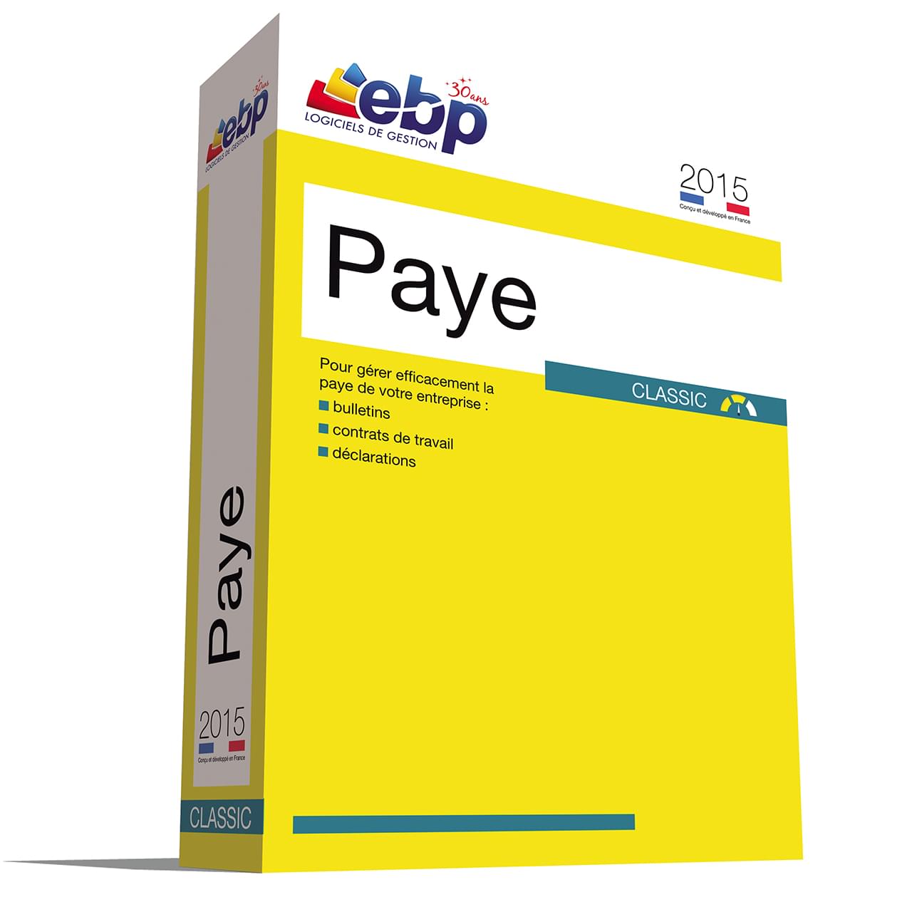 Logiciel application EBP Paye Classic OL 2015