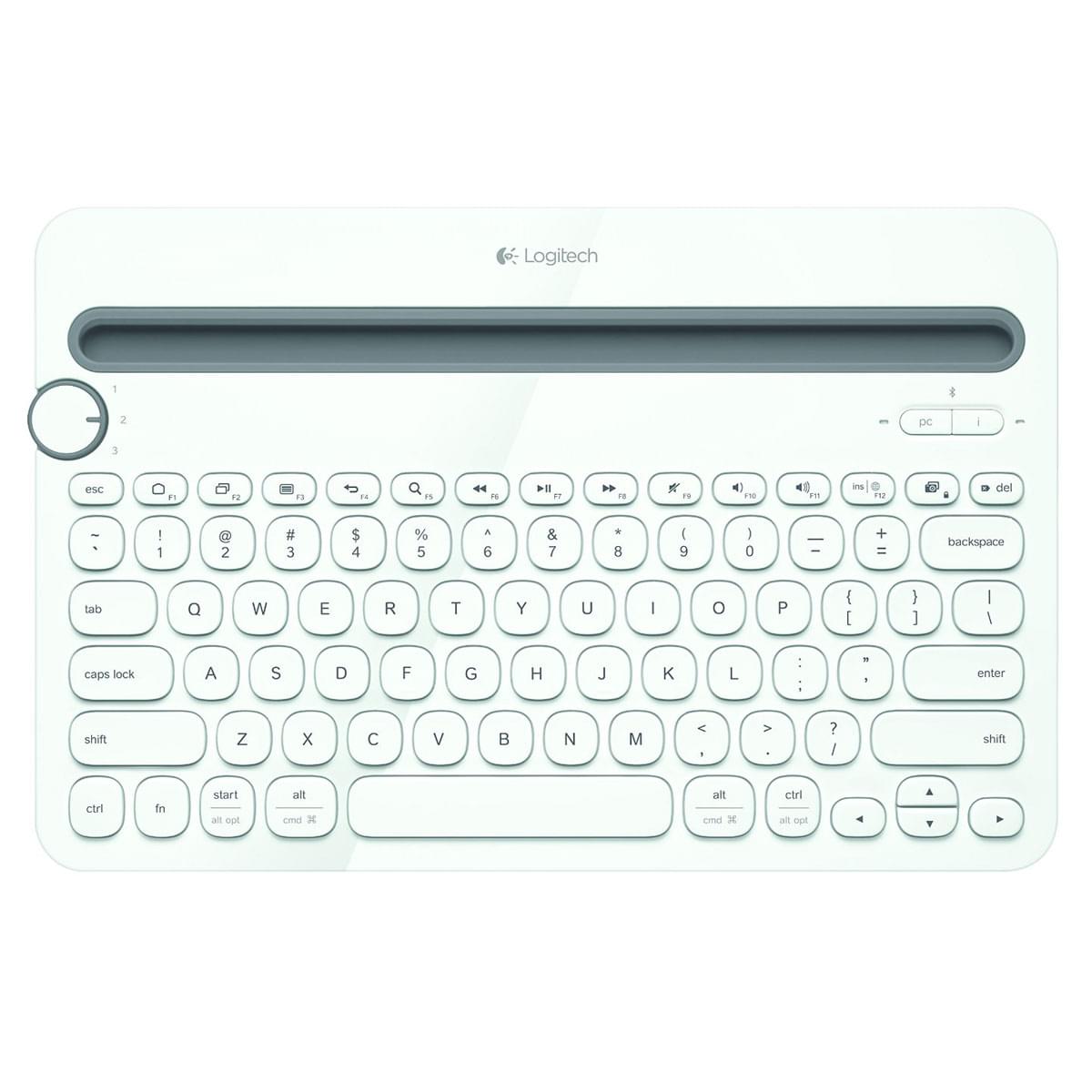 Clavier PC Logitech K480 White (Bluetooth)