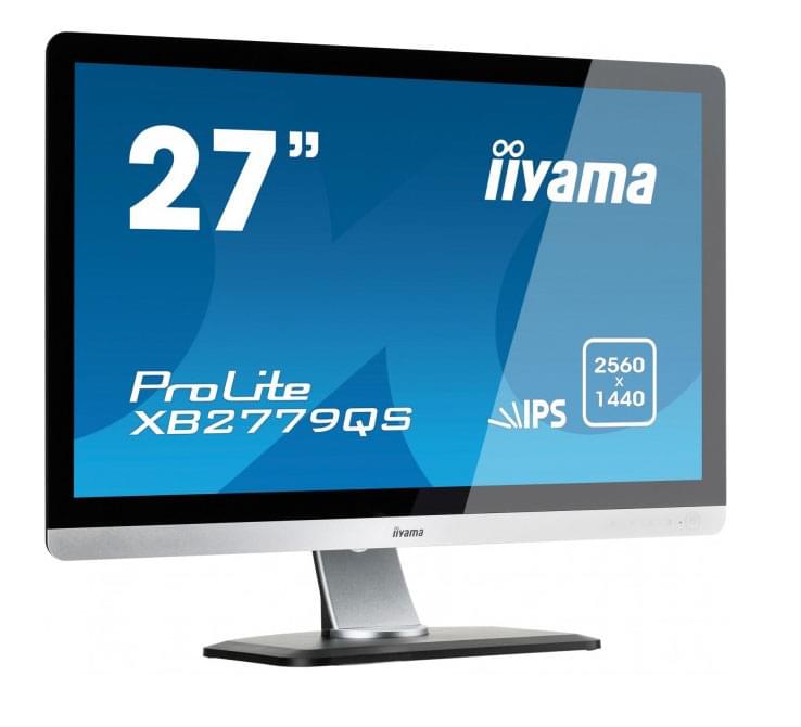 Ecran PC Iiyama XB2779QS-S1 - 27" IPS WLED/2560x1440/DP/HP/HAS