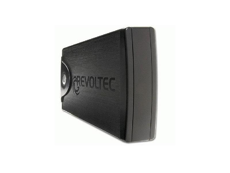 Boîtier externe Revoltec USB2 pour DD 3.5" SATA - File Protector OTB Black
