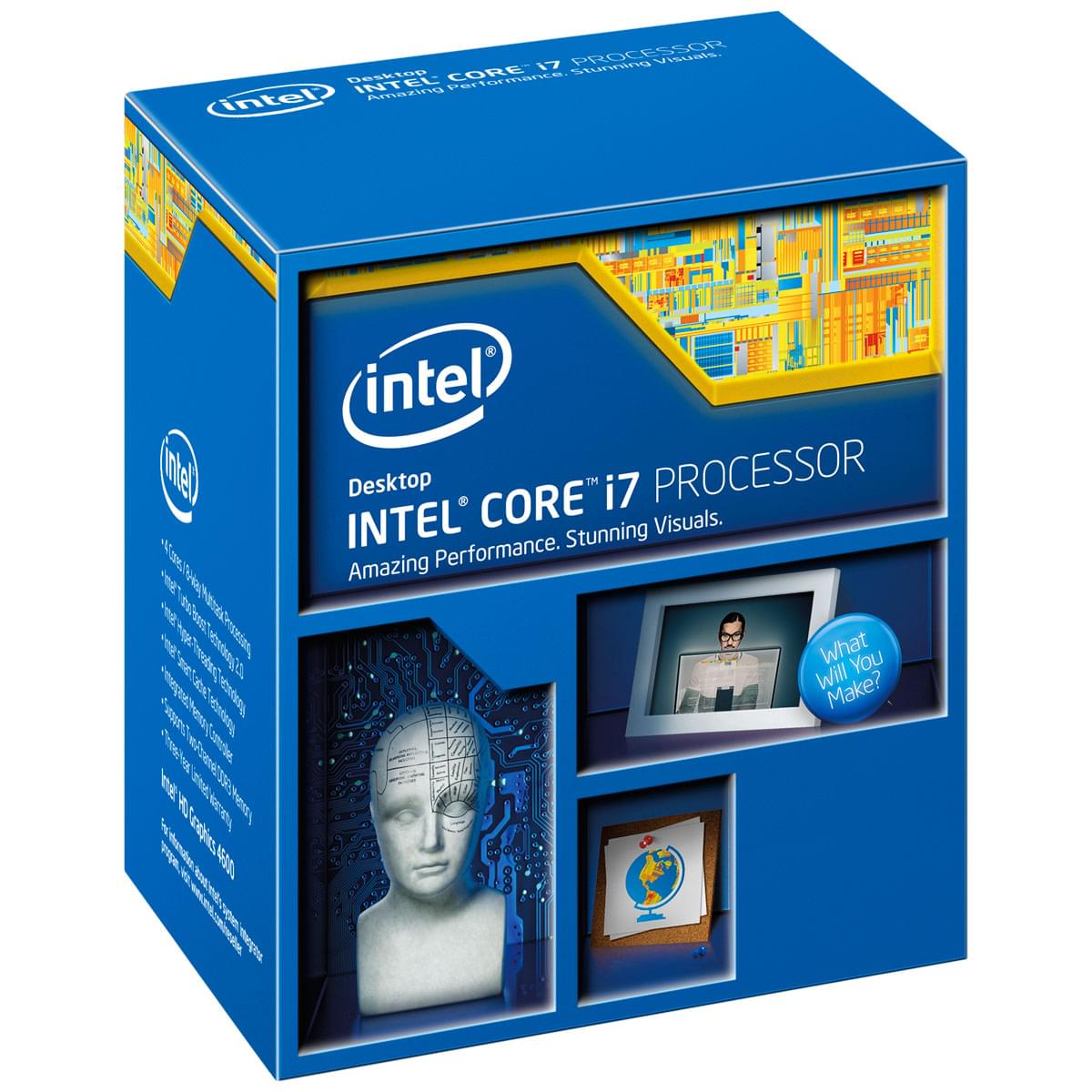 Processeur Intel Core i7 4790 - 3.6GHz/8Mo/LGA1150/BOX