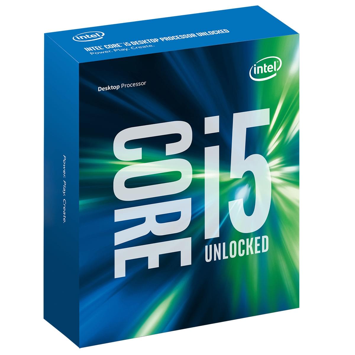 Processeur Intel Core i5 6600K - 3.5GHz/6Mo/LGA1151/Ss ventil./BOX