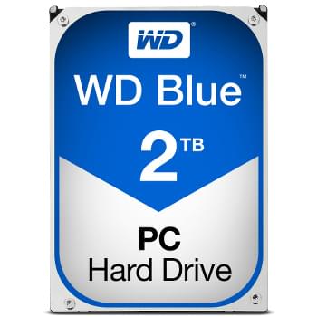 Disque dur 3.5" interne WD 2To BLUE 64Mo SATA III 6Gb - WD20EZRZ