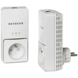 Adaptateur CPL Netgear XAVB2501 (200Mb) avec prise - Pack de 2