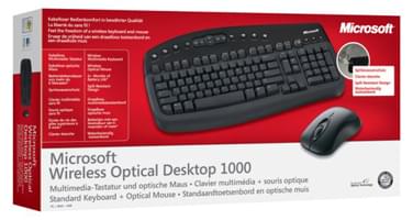 Pack Clavier/Souris Microsoft Wireless Optical Desktop 1000